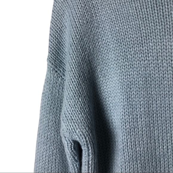 For The Republic Womens Sweater Size XS Blue Oversized Pullover Long Sleeve - Picture 7 of 8